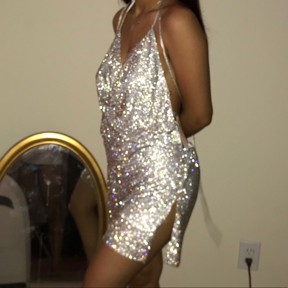 Brand New Kendall Jenner Swarovski Mesh Dress